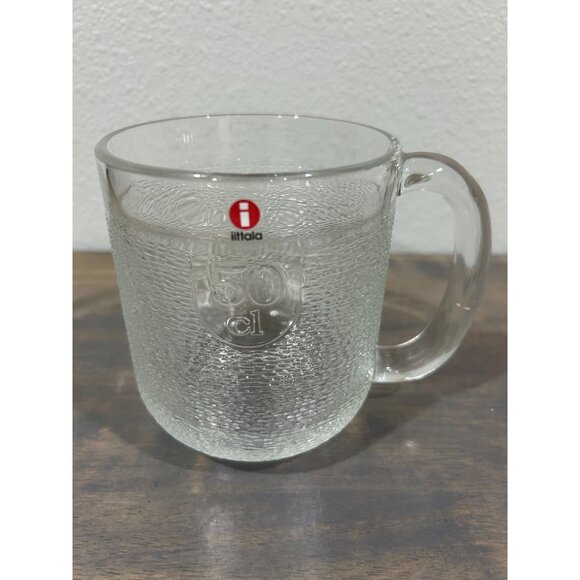 Littala Finland Krouvi 50CL Beer Mug Textured Glass Large Mug - Picture 1 of 7